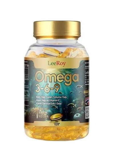 Leeroy Omega 3-6-9 Balık Yağı 220 Yumuşak Kapsül