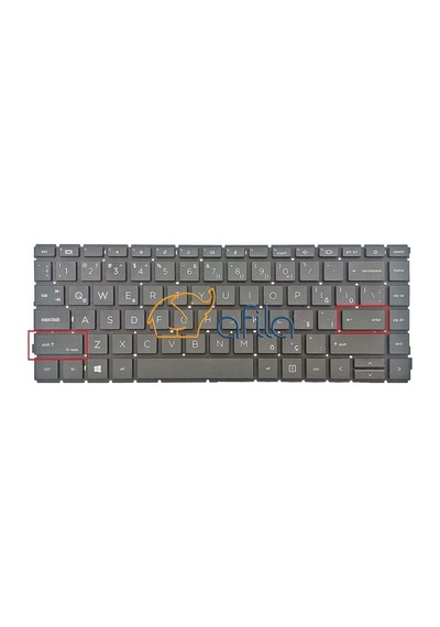 Hp Probook 440 G9 6s6w3ea07 Notebook Klavyesi Siyah Tr - Küçük Enter