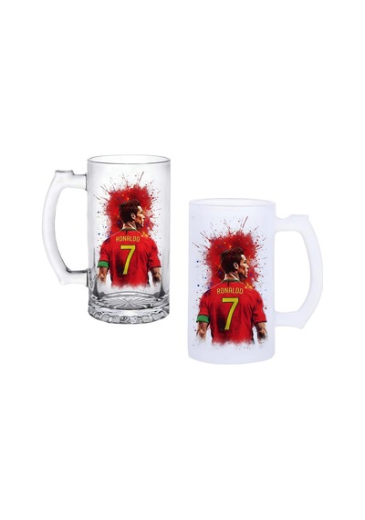 Cristiano Ronaldo Buzlu Ya Da Buzsuz Bira Bardağı