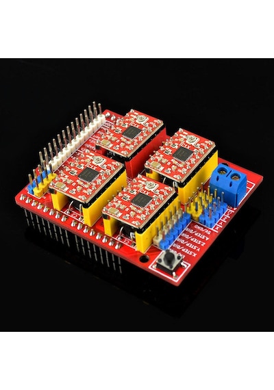 Arduino Cnc Shield Arduino Uno Klon 4X A4988 Dahil