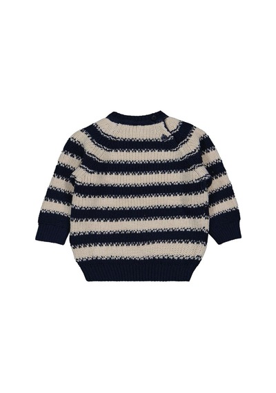 Civil Baby Elvi Çizgili 6-18 Ay Kazak - Lacivert