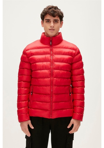 Bad Bear Boss Puffer Erkek Mont-6497 Kırmızı