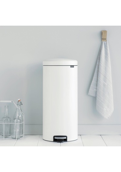 Brabantia Çöp Kutusu 30 Litre Newicon Pedallı Beyaz 111785