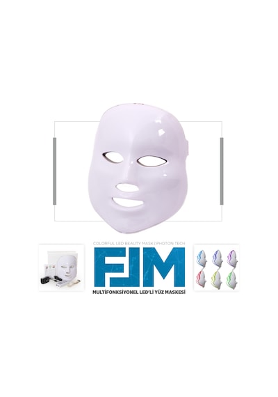 7 Işikli Mültifonksiyonel Led'Li Cilt Bakım Maskesi Led Maske