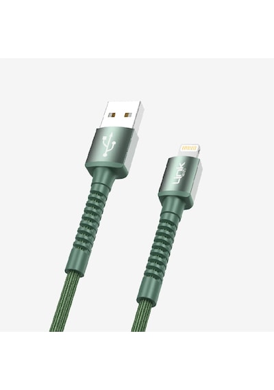 K550 Güvenli Ve Hızlı 1m Örgülü Metal Kafa Lightning Apple Uyumlu iPhone Şarj