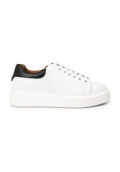 Deery Kadın Hakiki Deri Beyaz Sneaker Ayakkabı - 01991zbyzp01 Beyaz