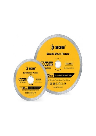 Sgs 115 MM Turbo Delikli Elmas Testere Sgs2250 1  Adet