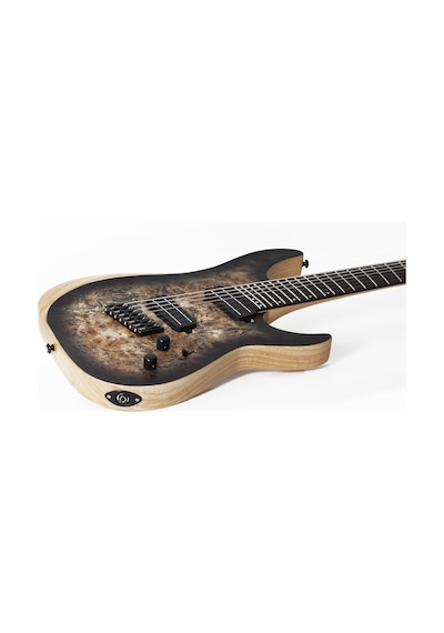 Schecter Reaper-7 Multiscale 7 Telli Elektro Gitar (Charcoalburst)