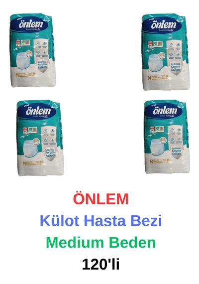 Önlem - Külot Yaşlı Yetişkin Hasta Bezi Medium Beden 120'li M
