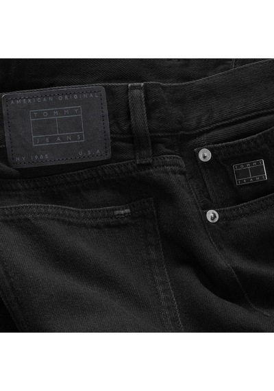 Tommy Hilfiger Kadın Orta Bel Düz Kesim Siyah Jean Eı4087-12755 Siyah