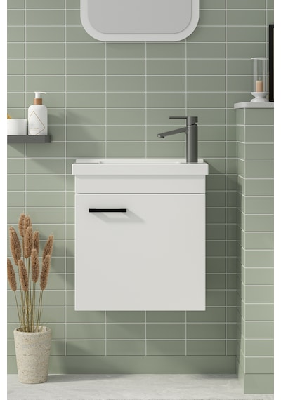 Biani Fix Nova 50 Cm Alt Banyo Dolabı Renk Mat Beyaz