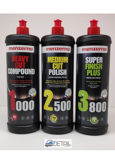 Menzerna 1000 2500 3800 Pasta Hare Seti 1 Lt