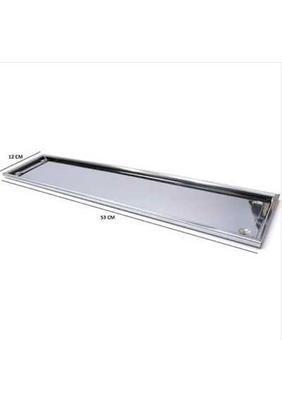 2 Adet ✓ Metal Plakalık Paslanmaz Çelik Plakalık Krom Plakalık