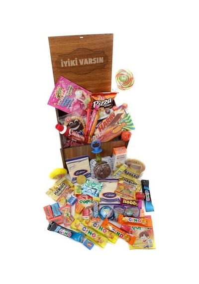 Nostaljik Bakkal Ahşap Hediye Kutusu Küçük Boy ( Iyiki Varsın ) (553043581)