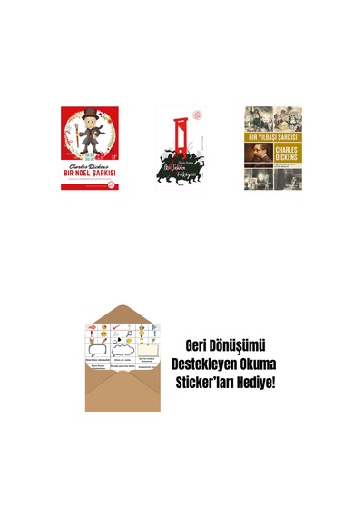 Bir Noel Şarkısı + İki Şehrin Hikayesi + Bir Yılbaşı Şarkısı + Okuma Sticker'ları