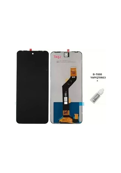 Tkgz - Tecno Spark Go 2023 Uyumlu Lcd Ekran Dokunmatik Wandey Servis Lcd + B-7000