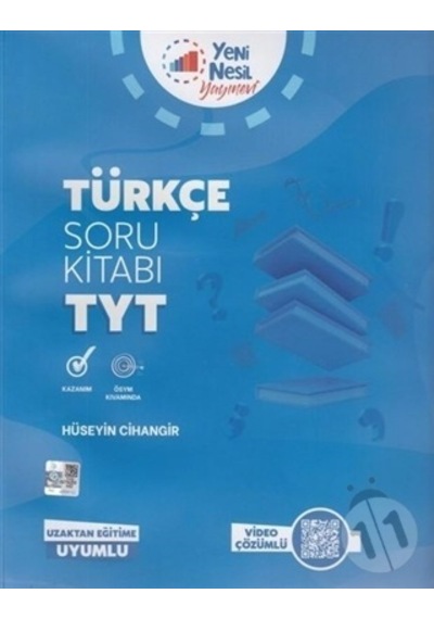 Yeni Nesil Tyt Türkçe Soru Kitabı Yeni Nesil Yayınları
