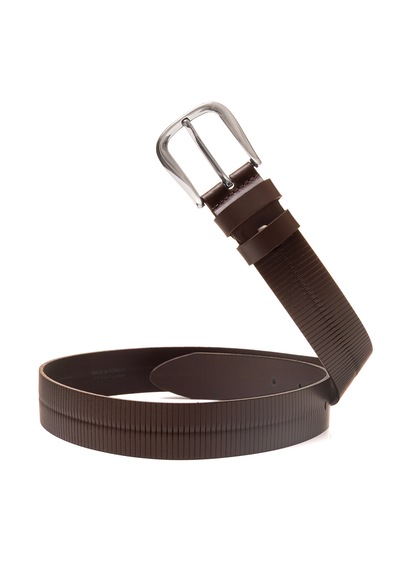 Pierre Cardin Deri Erkek Kemeri En 4 Cm Pc4160 Kahverengi