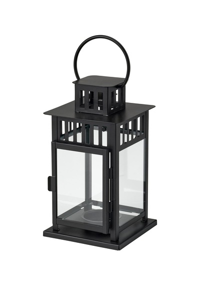 Ikea Borrby Fener Siyah 20 Cm