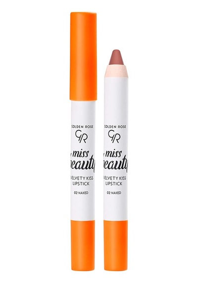 Gr Mıss Beauty Velvety Kıss Lips. No:02 Naked Çok Renkli