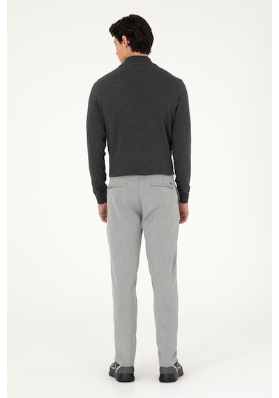 U.s. Polo Assn. Erkek Gri Pantolon Kanvas-chino 50291196-vr024 Gri