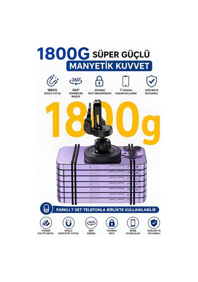 Fhd-14 360 Wireless Kablosuz 15w Şarj Mıknatıslı Havalandırma İç