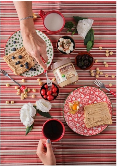 Gürsoy Glutensiz Sütlü Fındık Kreması 2 x 400 G Gürsoy Glutensiz Sütlü Fındık Kreması 2 x 400 G