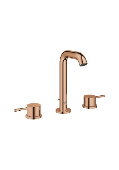 Grohe Essence 20296DA1 1/2 M Boyut Üç Delikli Lavabo Bataryası Bakır