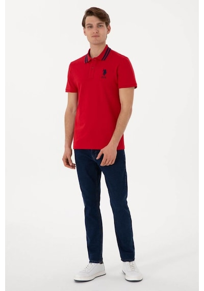 U.S. Polo Assn. Gsd01ıy026 Kırmızı Erkek Polo Yaka T-shirt Pu-8728 M