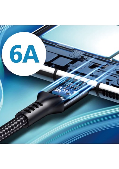 Go Des GD-UC593 PD65W 1.2M Type-c Ve Usb-a Kablo