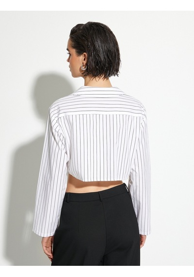 Koton Crop Tişört Uzun Kollu Klasik Yaka Düğmeli Beyaz Çizgili 4sak60261pw 4SAK60261PW0S0 Beyaz Koton Crop Tişört Uzun Kollu Klasik Yaka Düğmeli Beyaz Çizgili 4sak60261pw 4SAK60261PW0S0 Beyaz