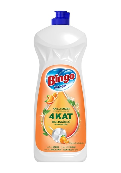 Bingo Elde Bulaşık Deterjanı Mandalina 1500 Ml X 2 Adet