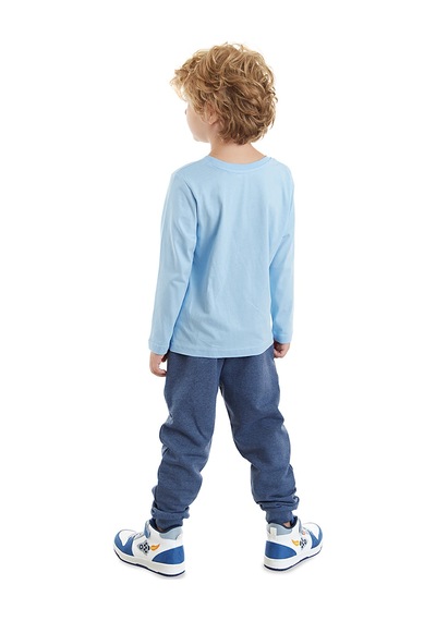 Denokids - Helikopter Erkek Çocuk Uzun Kollu T-shirt Pantolon Takım