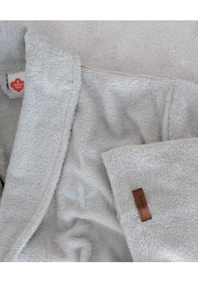 Cottonbox Wellness Stone Gri Tek Kişilik Bornoz L-xl Gri