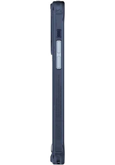 Apple Uyumlu iPhone 15 Pro Max Skinarma Magsafe Şarj Özellikli Sticker Yapıştırmalı Drift Kapak Mavi