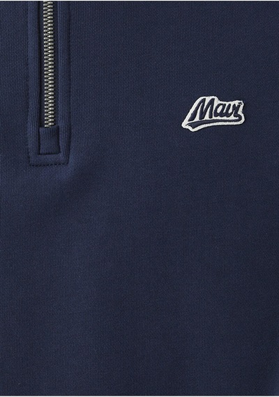 Mavi M0s10613-70490 Mavi Yarım Fermuarlı Sweatshırt Gece Lac Erkek Sweatshirt Lacivert