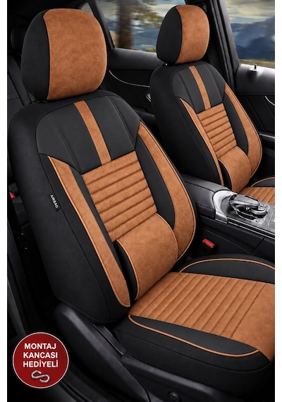 Citroen C5 Phantom Taba Tay Tüyü Oto Koltuk Kılıfı Tam Set -ortopedik-kolay -terletmez 2000-2008