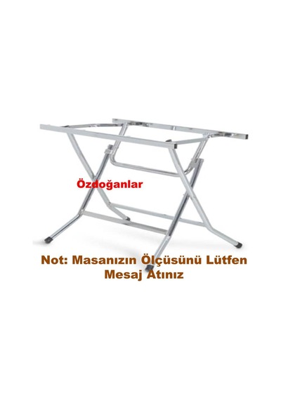 Ozdoganlaravm Ahşap-Werzalit 60*110 Masalar Için Katlanabilir Masa Ayağı
