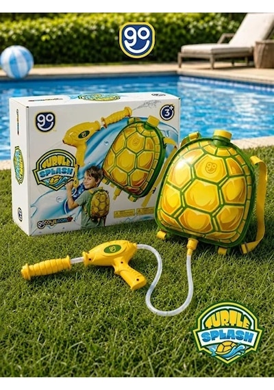 Turtle Splash Su Çantası 1400ml - Su Tabancası Çantalı Oyuncak