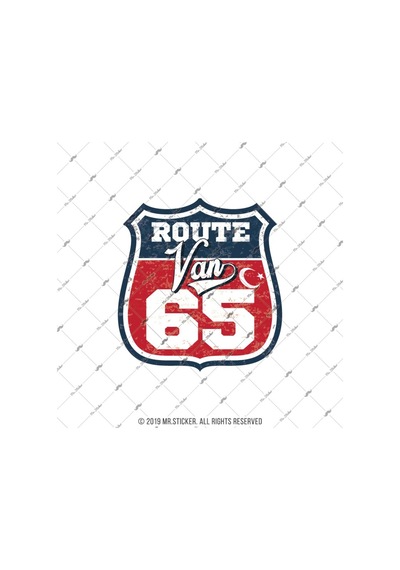 Roup77 Route Van 65 Sticker