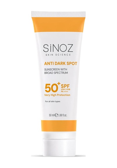 Sinoz Yüksek Koruma Sağlayan Leke Önleyici Yüz Güneş Koruyucu Kremi Spf 50+ 50 Ml - 5 Adet Tarı