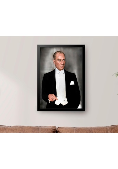 Atatürk Portre Kanvas Tablo Ata22082-6