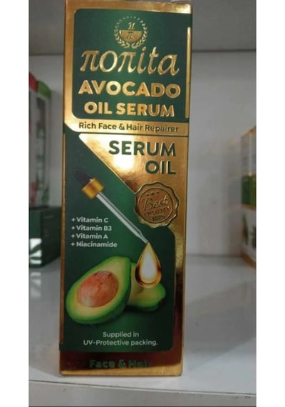 Avokado Yağı Serum Yüz Ve Saç Bakımı