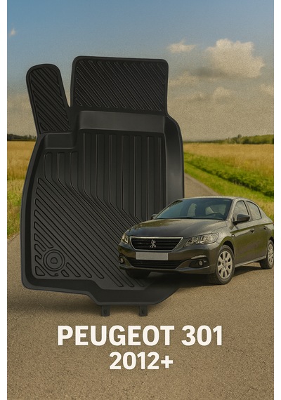Peugeot 301 2012+ Uyumlu 3d Oto Paspas Premium