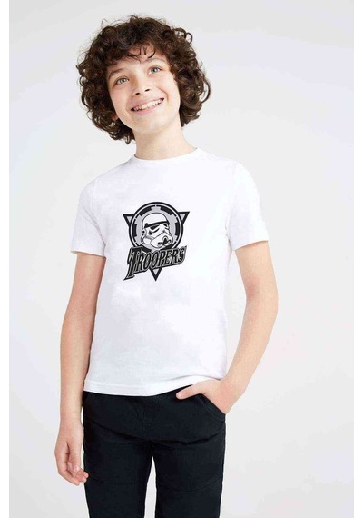 Tshirthane Storm Trooper Baskılı Unisex Çocuk Beyaz T-Shirt (534797840)