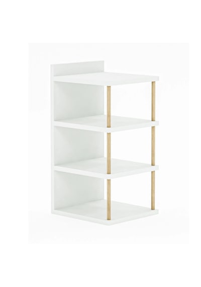 Reyo Çok Amaçlı 4 Raflı Ayakkabılık, Banyo, Mutfak Düzenleyici Organizer Beyaz