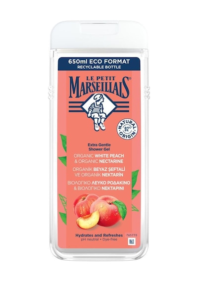 Le Petit Marseillais Duş Jeli Beyaz Şeftali & Nektarin 650 Ml Şeftali