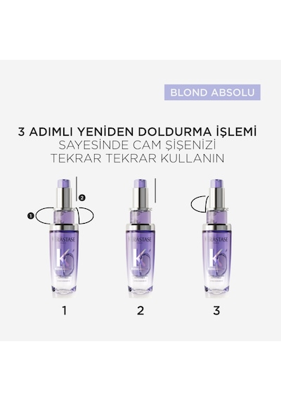 Kerastase Blond Absolu L'huile Cicagloss Sarı Saçlar İçin Saç Bakım Yağı Yedek Şişe 75 ML