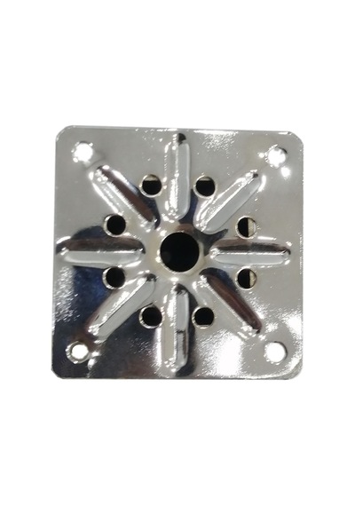 Cateksss Tablalı Ayarlı Metal Dolap Tezgah Baza Koltuk Kanepe Ayağı Krom Çap:42 Mm 12 Cm - Mobilya Ayakları - 25 Li Paket