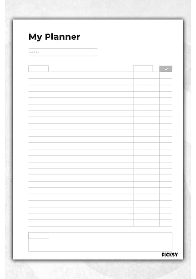 Zamansız Çok Amaçlı Günlük Haftalık Aylık Planlayıcı - A4 Ebat Yapılacaklar - 30 Yaprak - Planner - 1431 Çok Renkli
